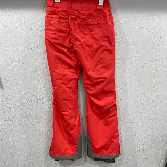 Columbia women's size small, omni heat orange/grey snow/ski pants like new. - Picture 3 of 8